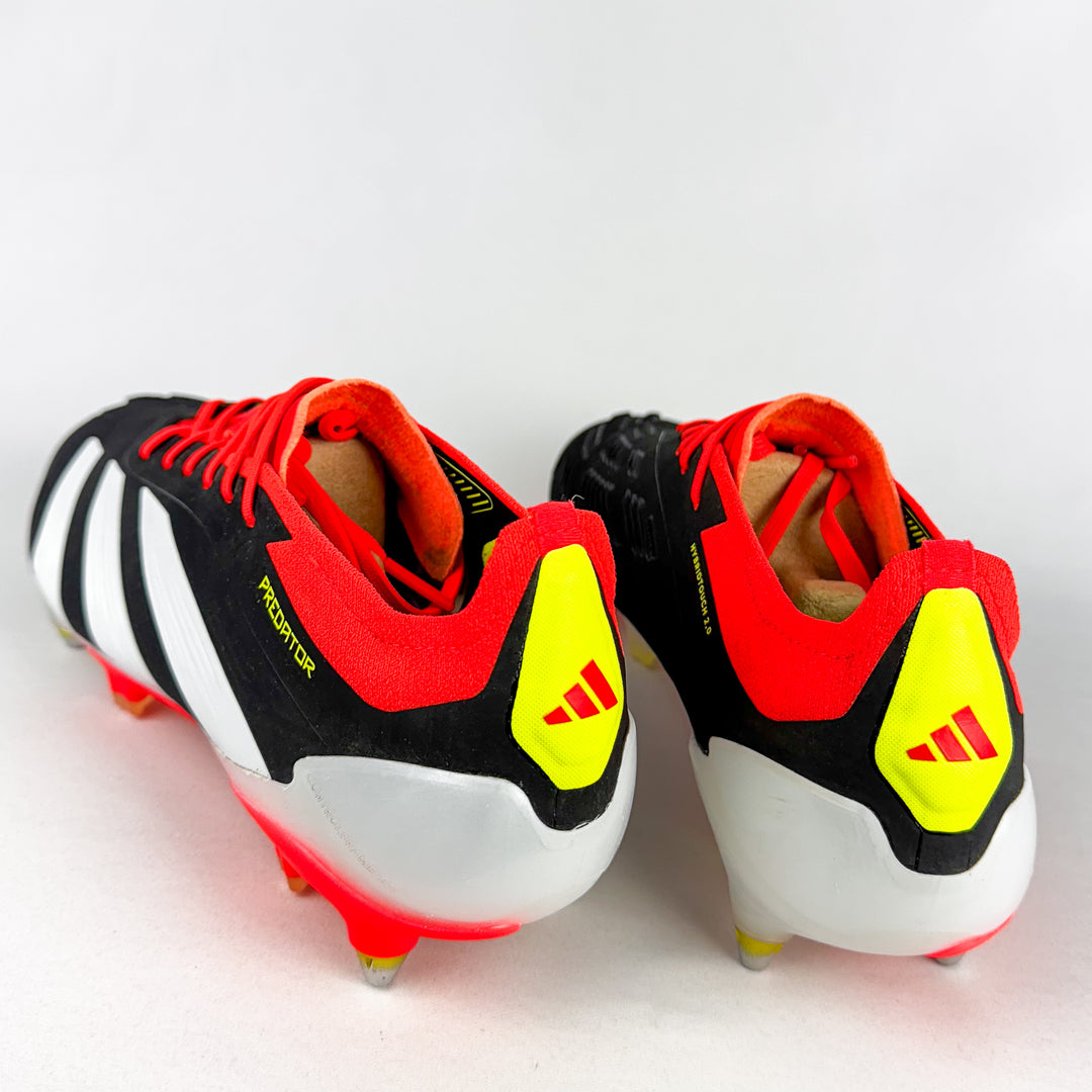 Adidas Predator Elite SG - Core Black/Solar Red/Solar Yellow *Pre-Owned*