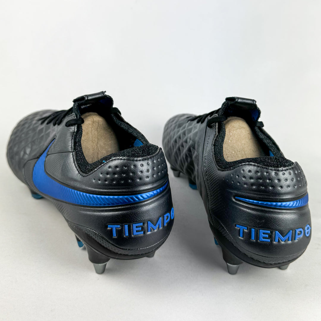 Nike Tiempo Legend VIII Elite SG-Pro - Player Edition - Black/Blue Hero *Brand New*