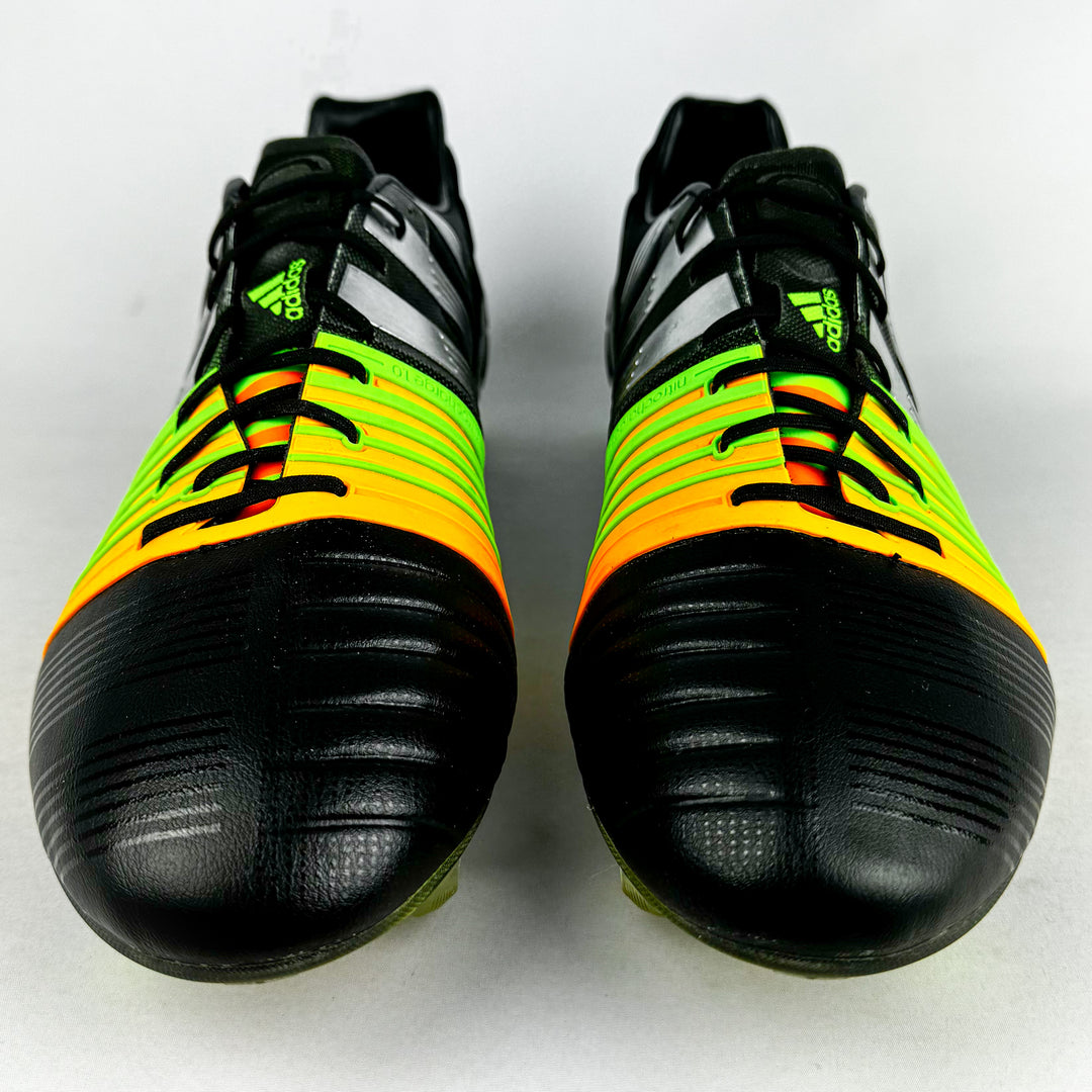 Adidas Nitrocharge 1.0 FG - Black/Metallic Silver/Solar Gold/Green *In Box*