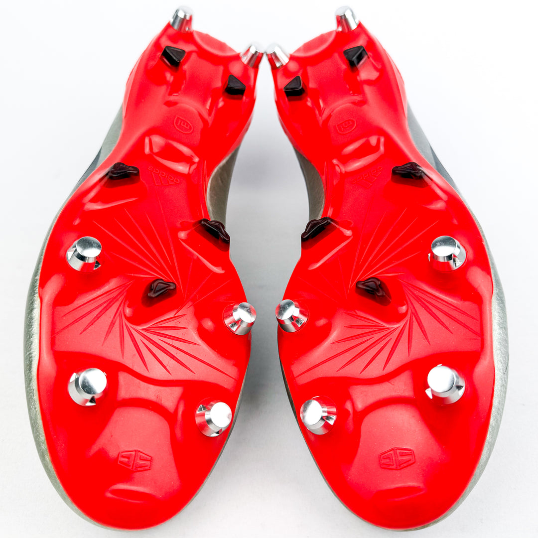 Adidas Adizero RS7 4.0 Pro SG - Silver Metallic/Core Black/Solar Red *As New*