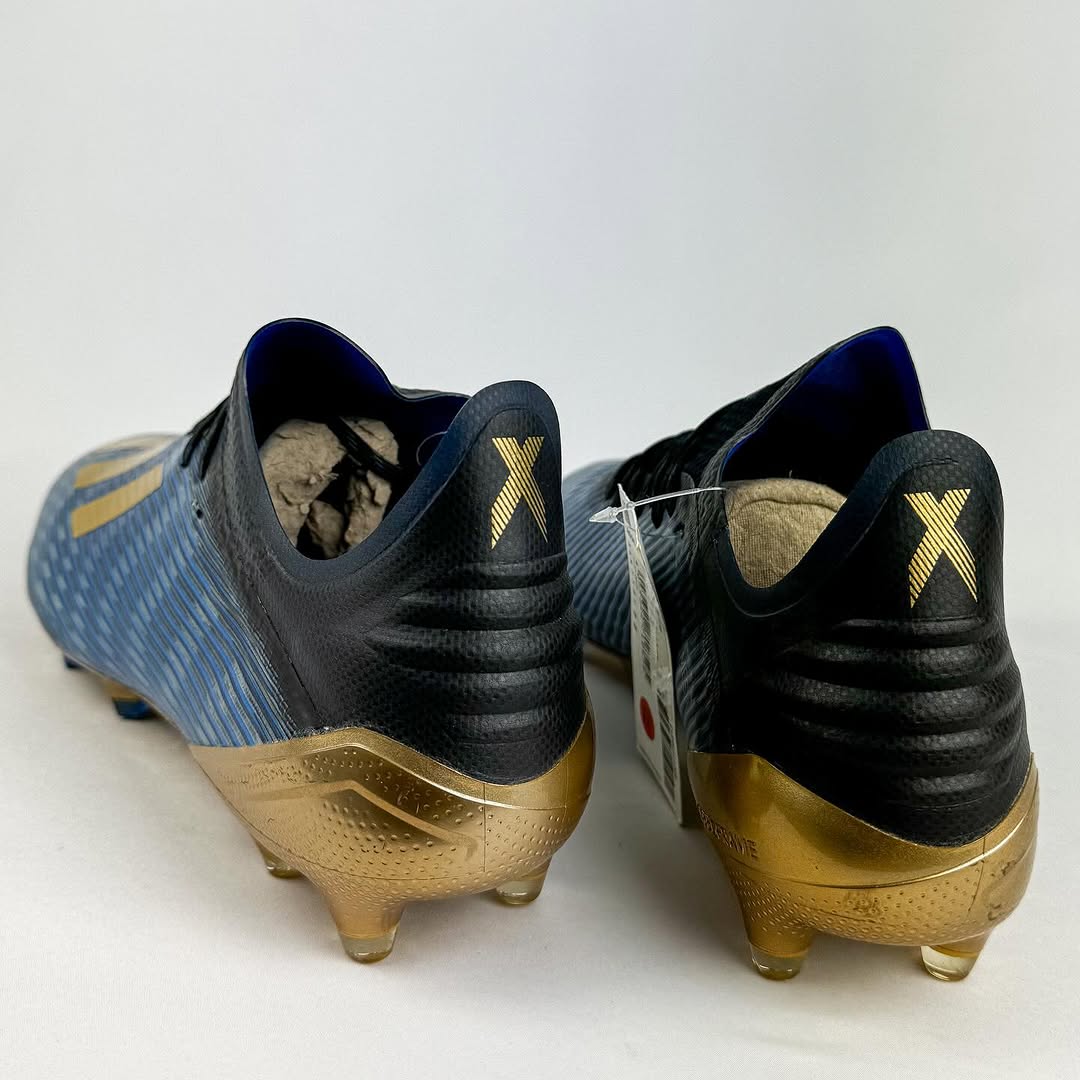 Adidas X 19.1 FG - Football Blue/Gold Metallic/Black *Brand New*