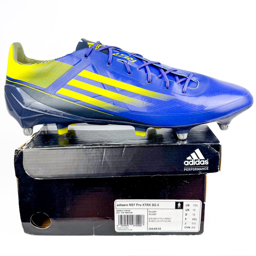 Adidas RS7 Adizero II Pro 2012 SG - Blue/Yellow/Sky *Pre-Owned*