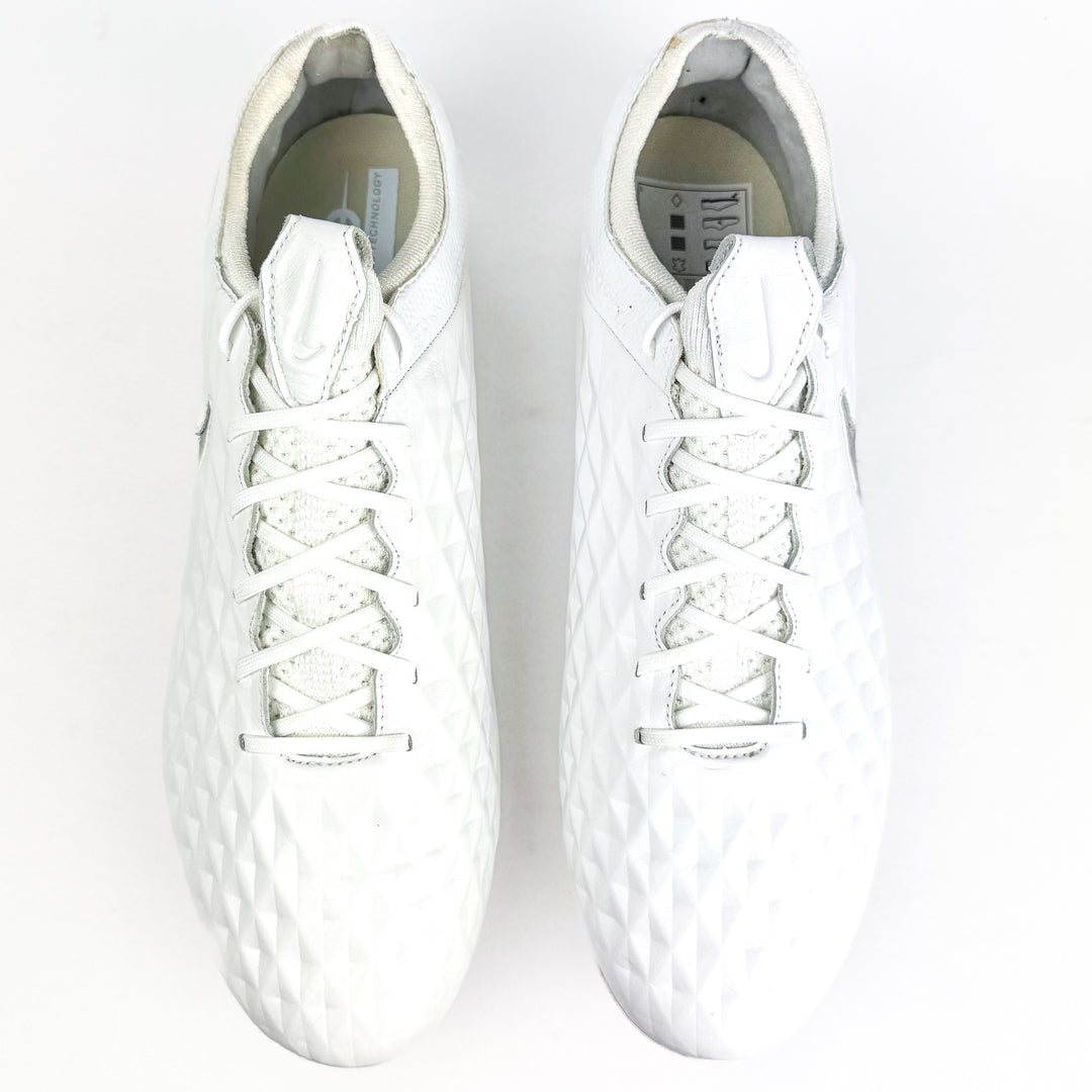 Nike Tiempo Legend VIII Elite FG - White/Pure Platinum/Wolf Grey *Brand New*