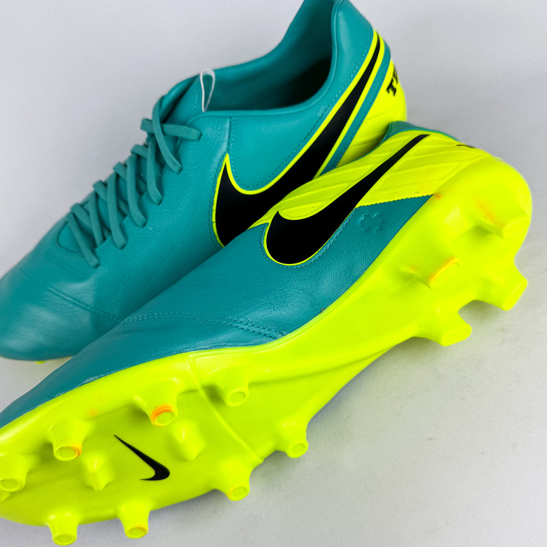 Nike Tiempo VI Mystic FG - Clear Jade/Black/Volt *Brand New*