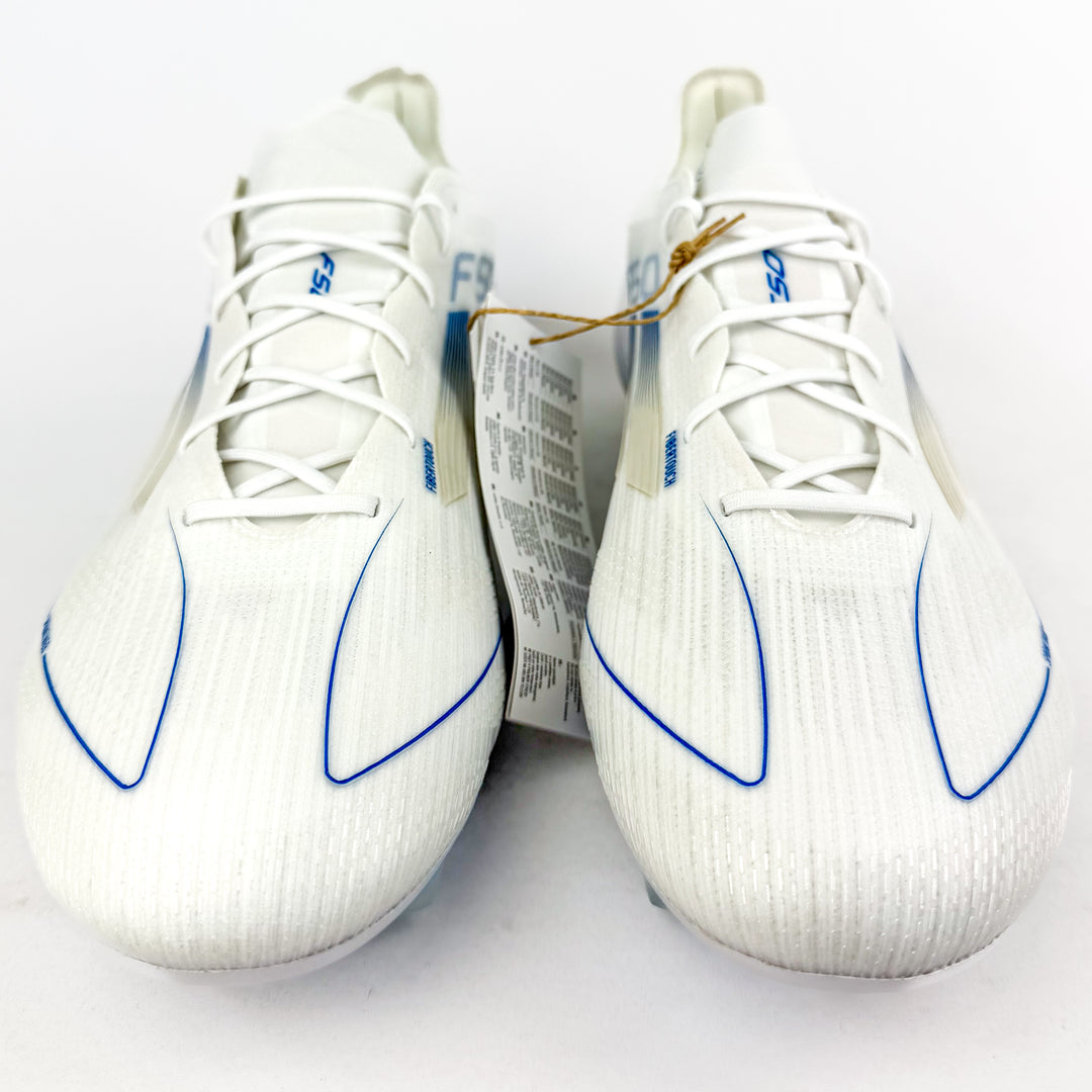 Adidas F50 Elite FG - White/Silver Metallic/Bright Royal *In Box*