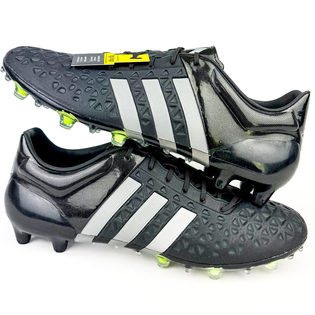Adidas Ace 15.1 FG - Black/Silver Metallic/Solar Yellow *In Box*