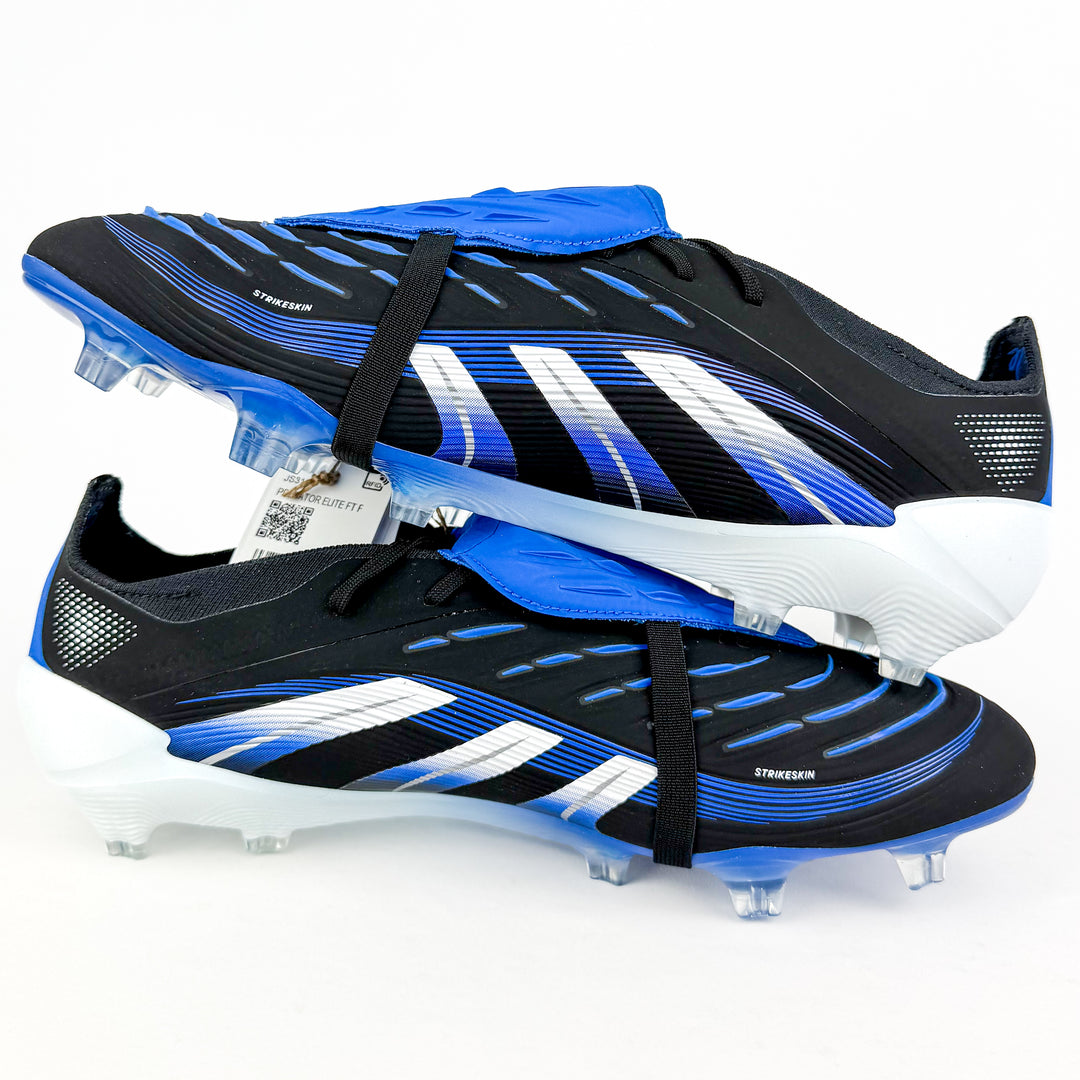 Adidas Predator Elite Tongue FT FG x Bellingham - Core Black/Glory Blue/White *In Box*