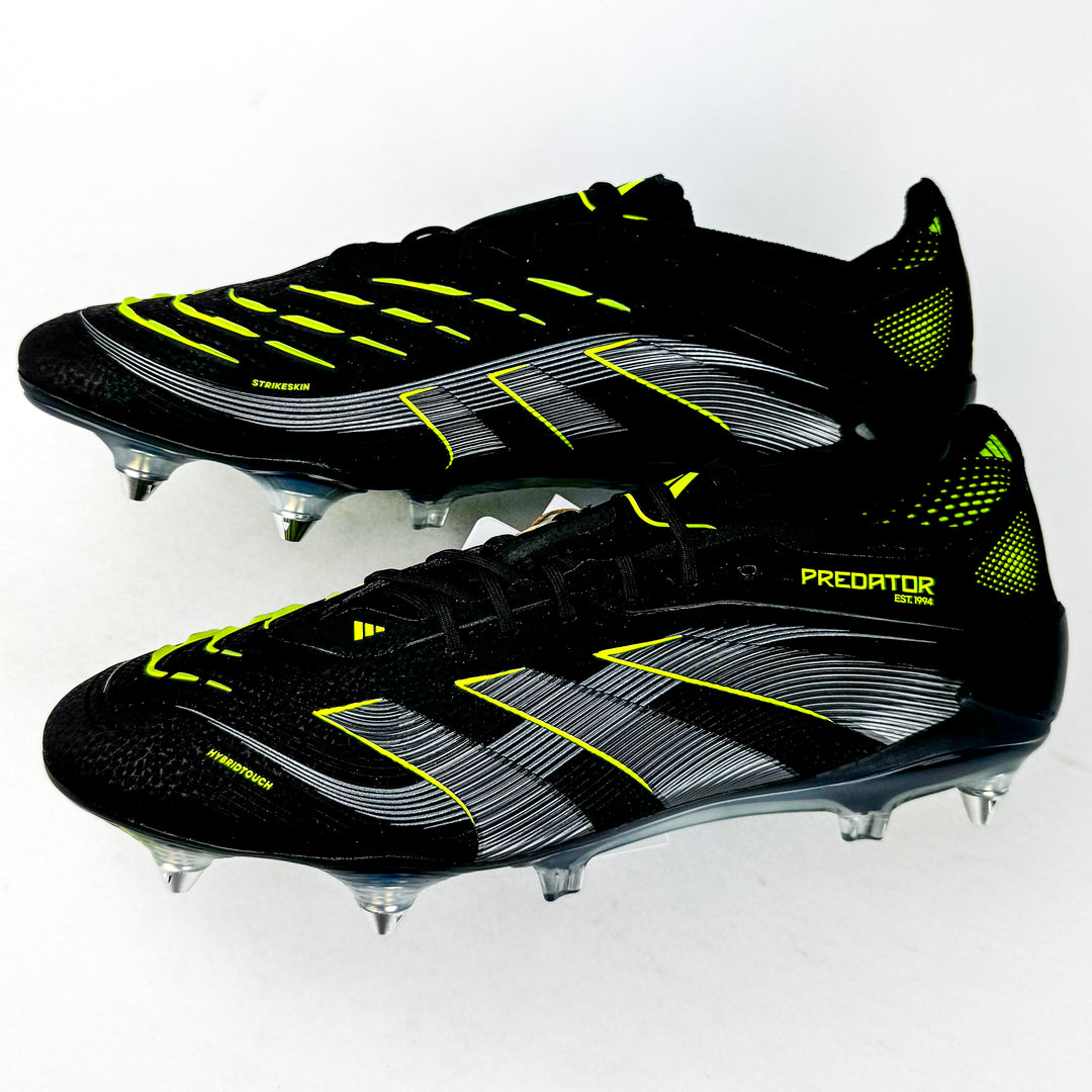 Adidas Predator Elite SG - Core Black/Carbon/Lucid Lemon *In Box*