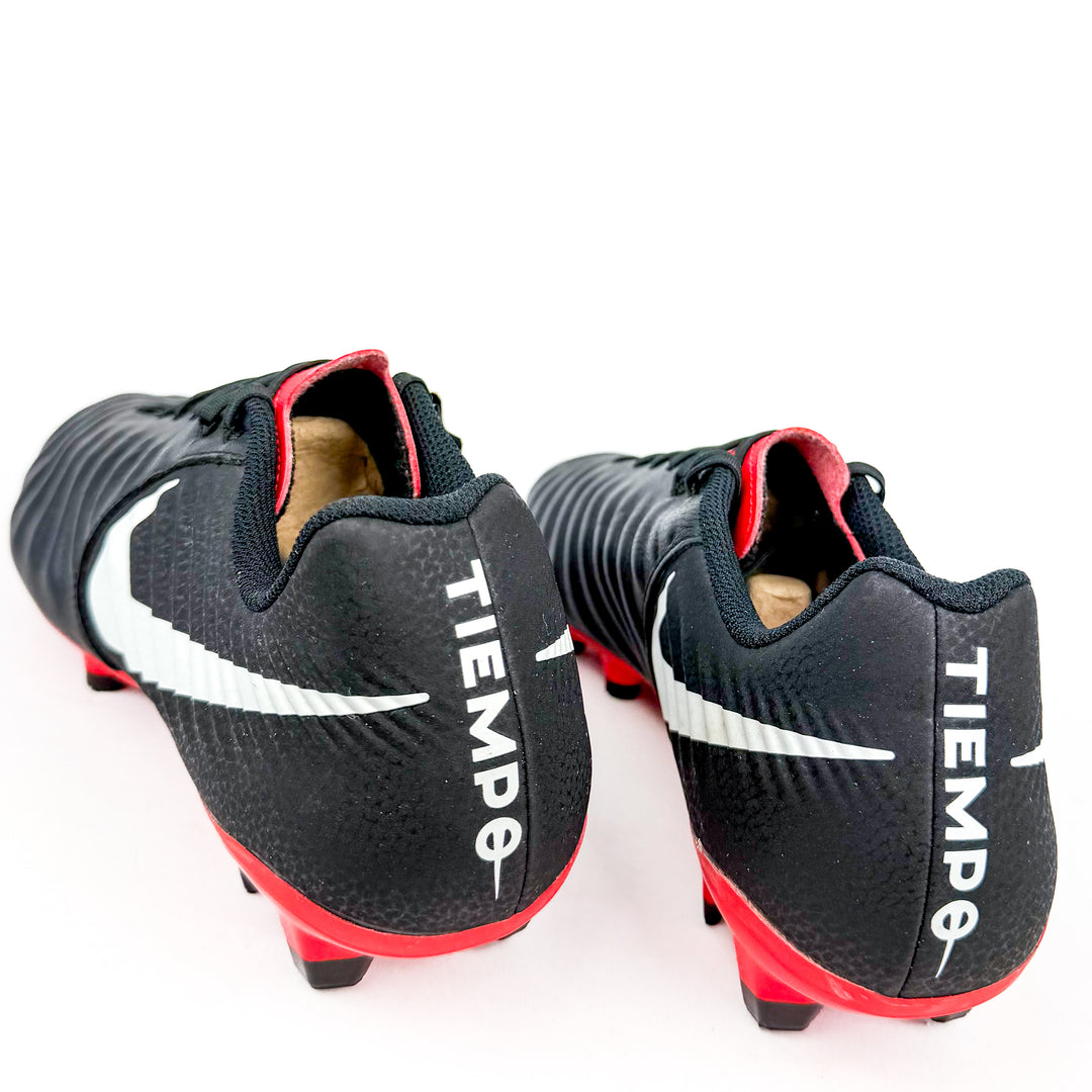 Nike Tiempo VII Academy FG - Black/University Red/White *Brand New*
