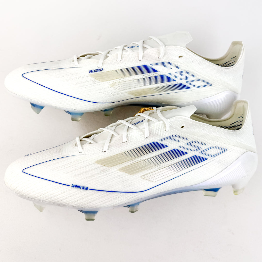 Adidas F50 Elite FG - White/Silver Metallic/Bright Royal *In Box*