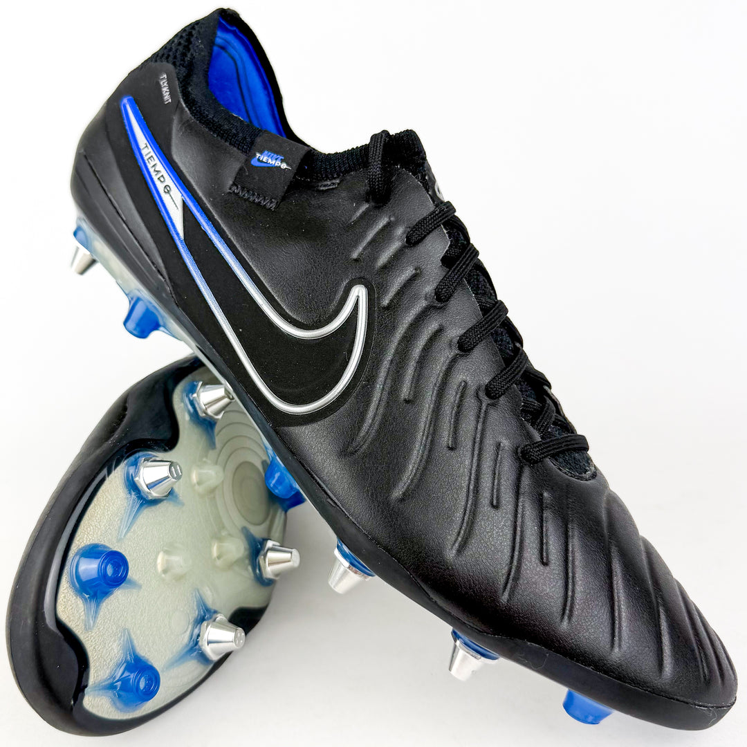 Nike Tiempo Legend 10 Elite SG-Pro  - Black/Hyper Royal/Chrome *Brand New*