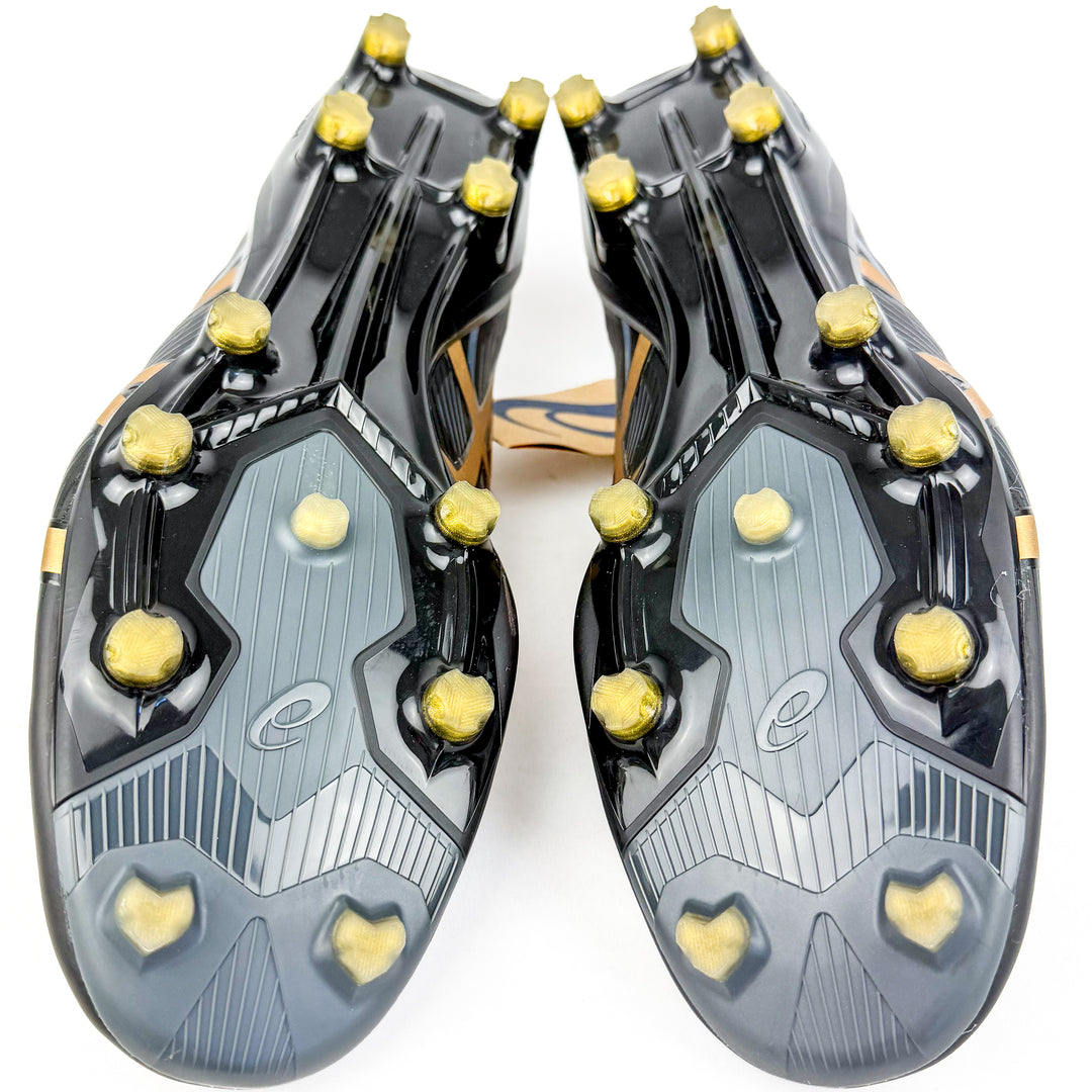 ASICS Menace 5 FG - Black/Pure Gold *Brand New*