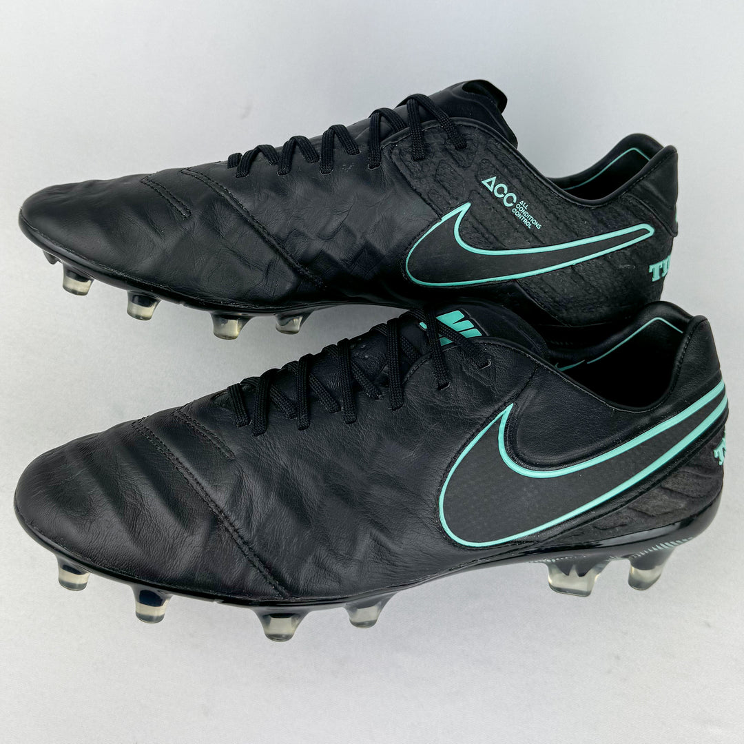 Nike Tiempo Legend VI Elite FG - Black/Hyper Turquoise *As New*