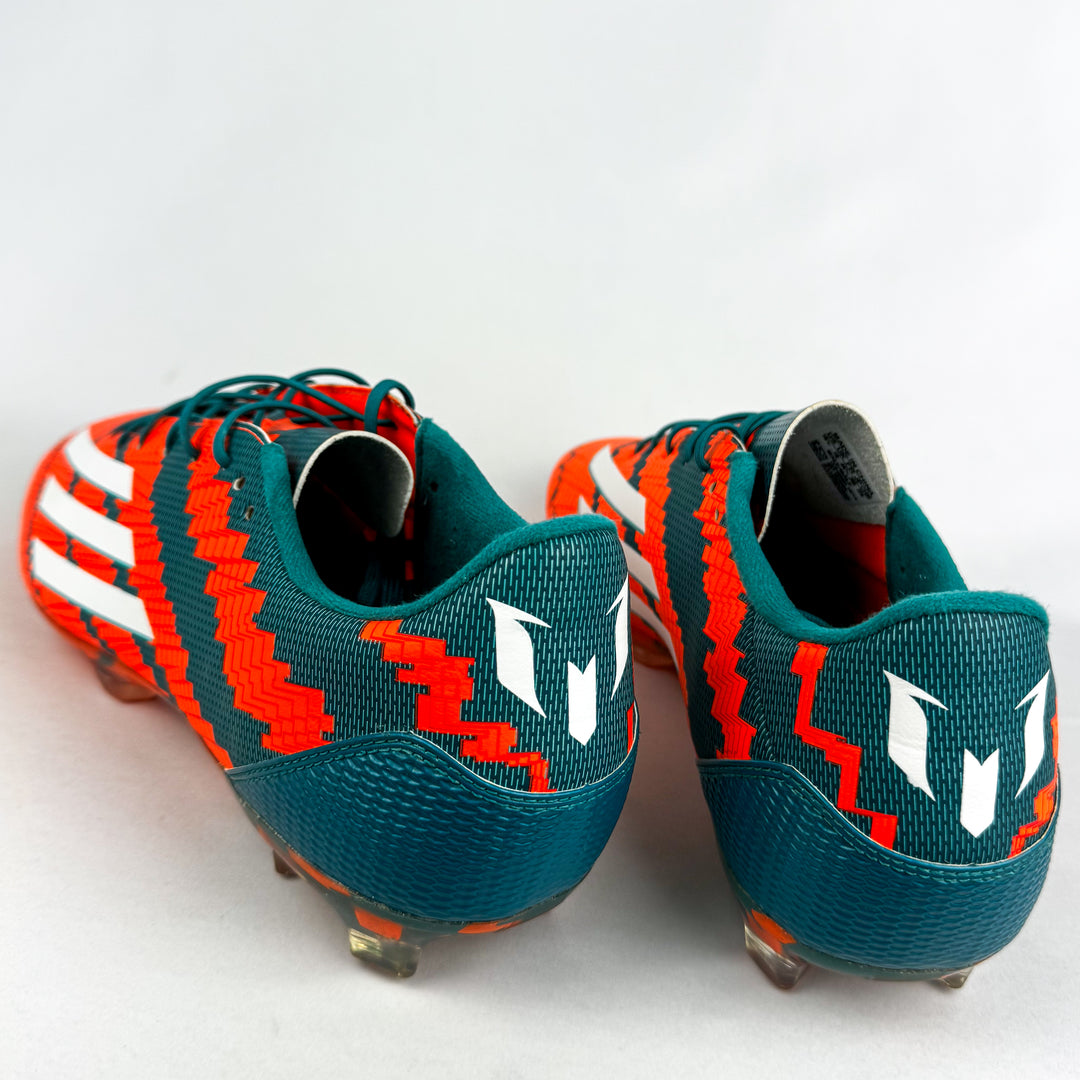 Adidas F30 Adizero 2014 FG - Messi Mirosar10 - Power Teal/White/Solar Orange *Wore Once*