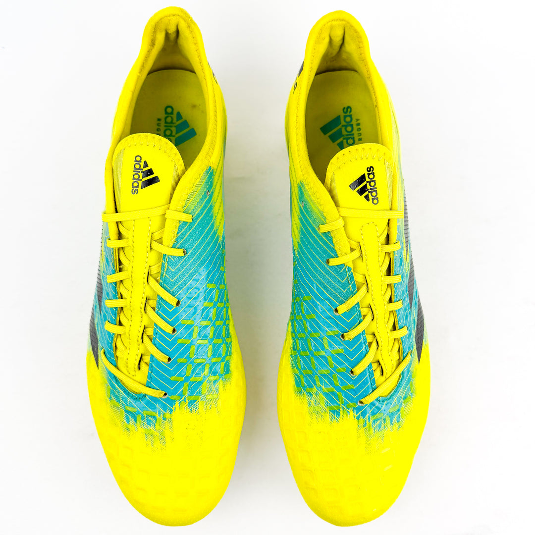 Adidas Predator Malice Control SG - Shock Yellow/Core Black/Hi-Res Aqua *Pre-Owned*