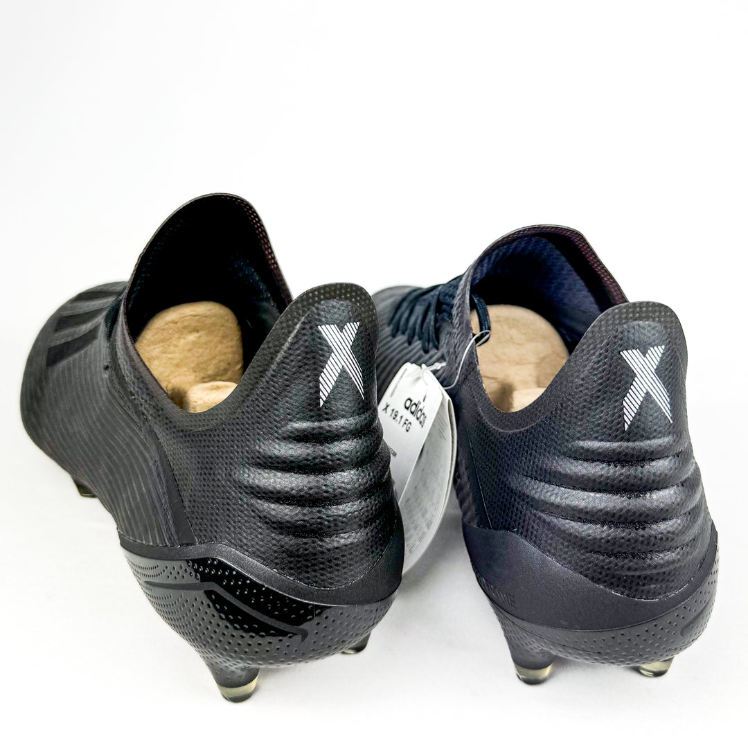 Adidas X 19.1 FG - Core Black/Utility Black/Silver Metallic *In Box*