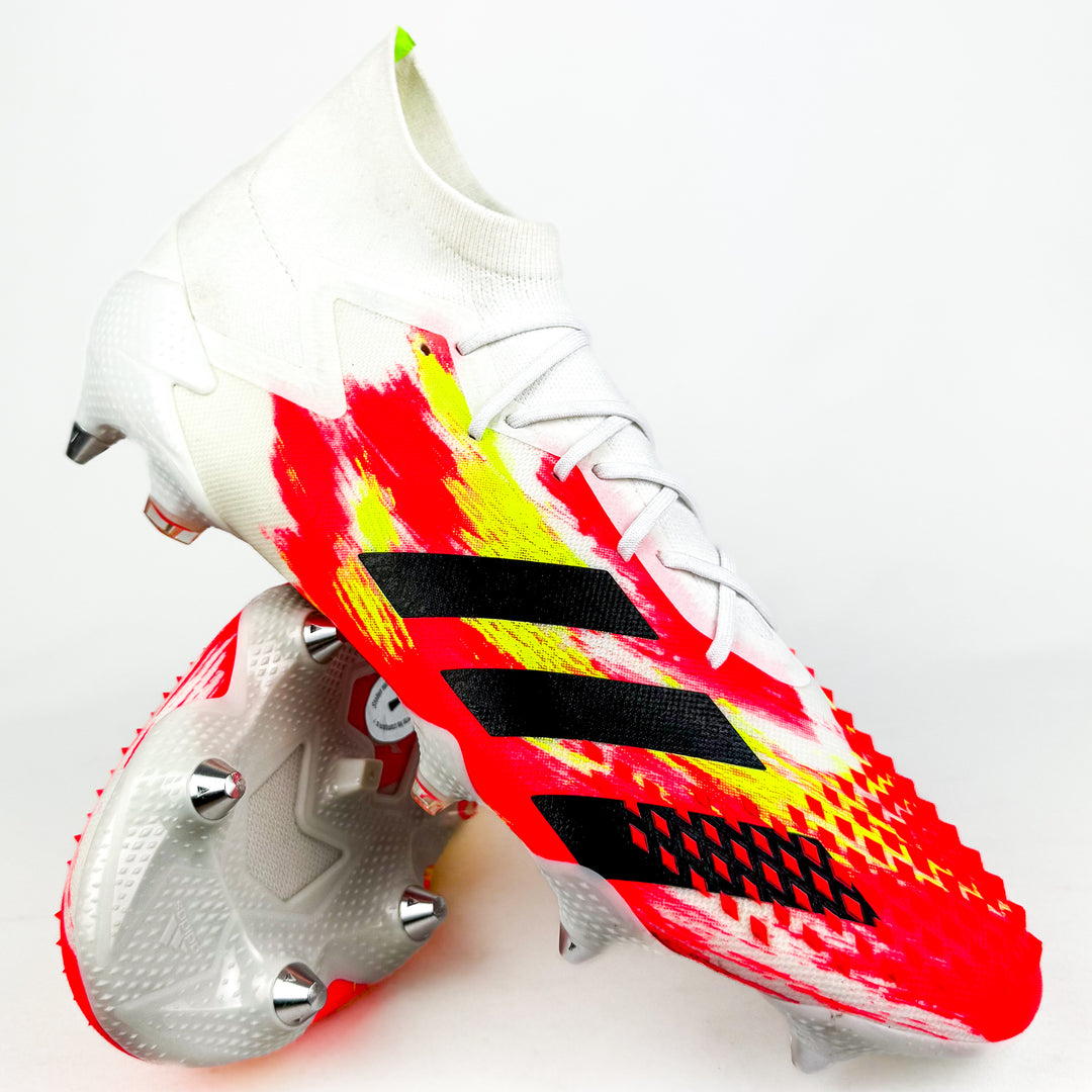 Adidas Predator 20.1 Mutator SG - White/Pop Red/Solar Yellow/Black *Brand New*