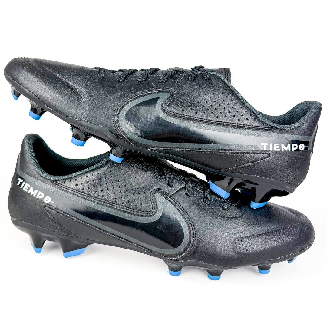Nike Tiempo Legend 9 Academy FG - Black/Dark Smoke Grey/Summit White *Brand New*