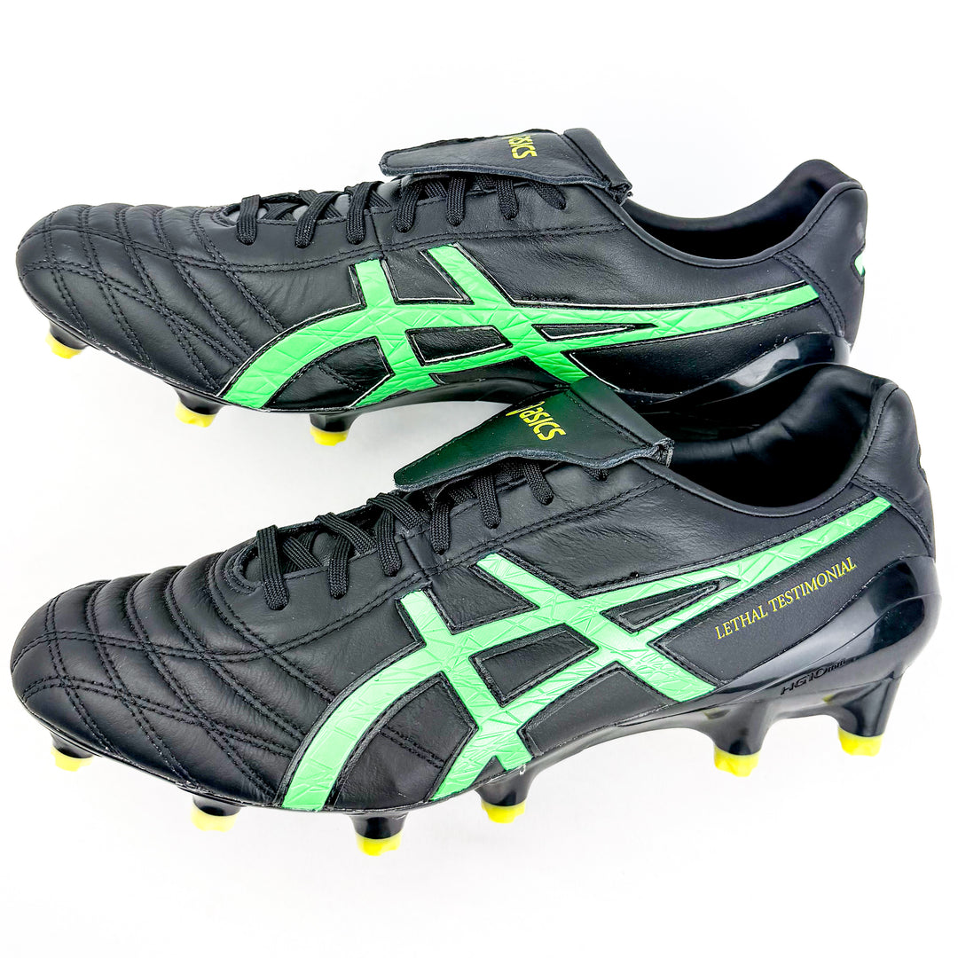 ASICS Lethal Testimonial 4 IT FG - Black/Vital Green *Brand New*