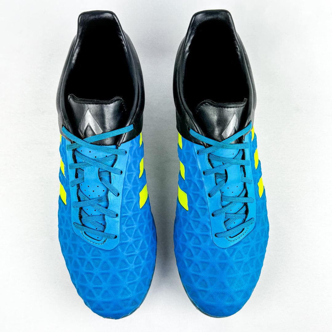 Adidas Ace 15.2 FG - Blue/Solar Yellow/Black *Pre-Owned*