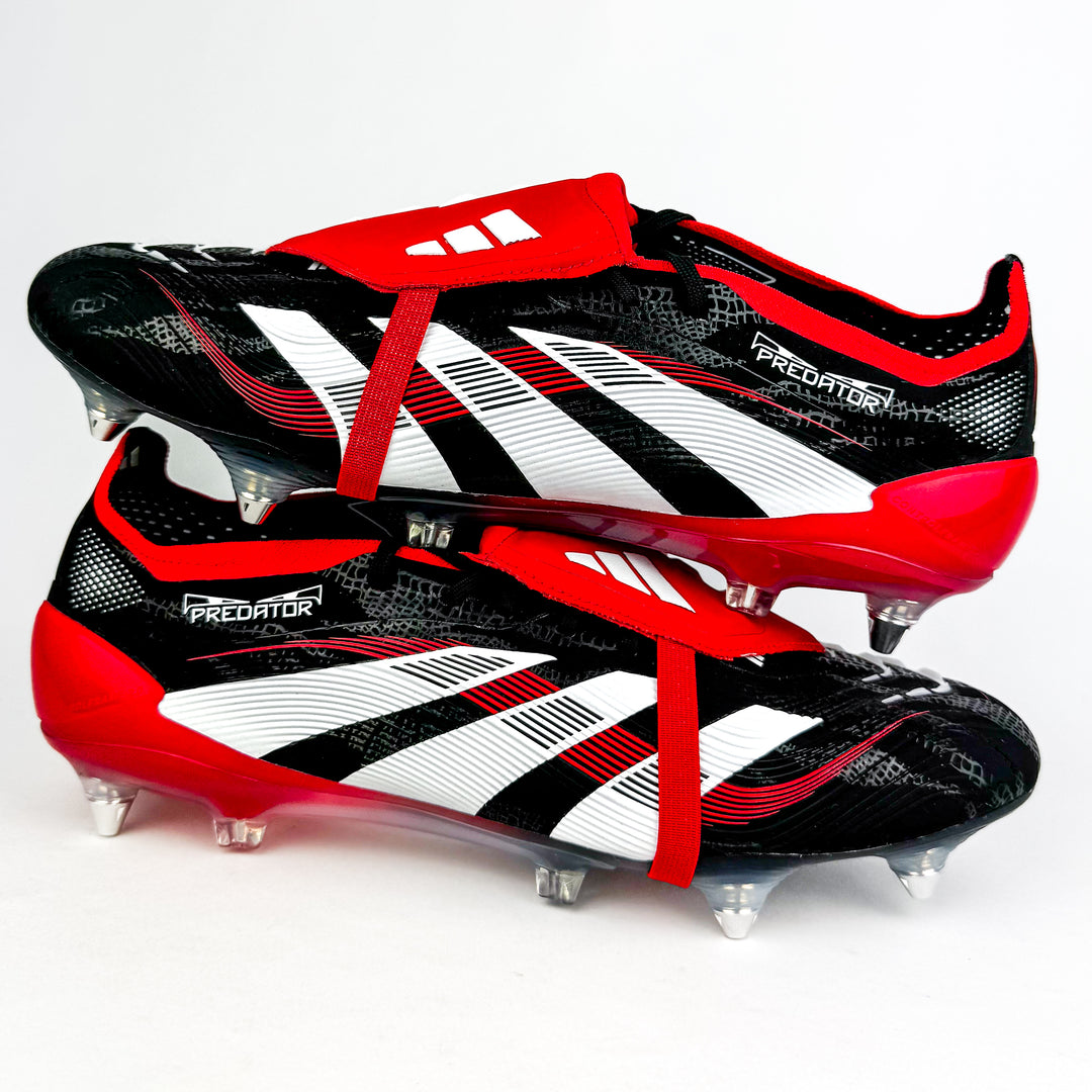 Adidas Predator Elite Tongue x Moments SG - Core Black/White/Vivid Red *In Box*