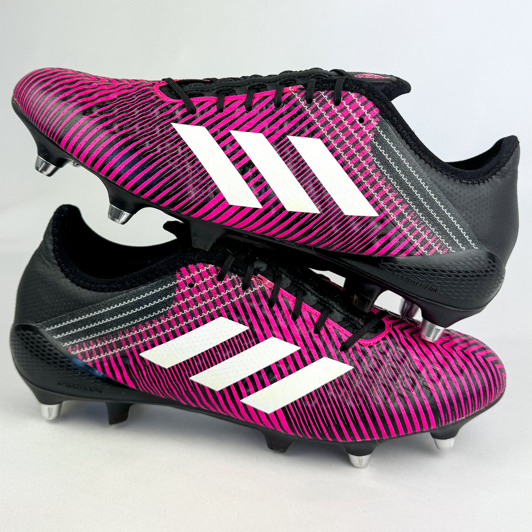 Adidas Predator Malice Control SG - Core Black/Shock Pink/White *Pre-Owned*