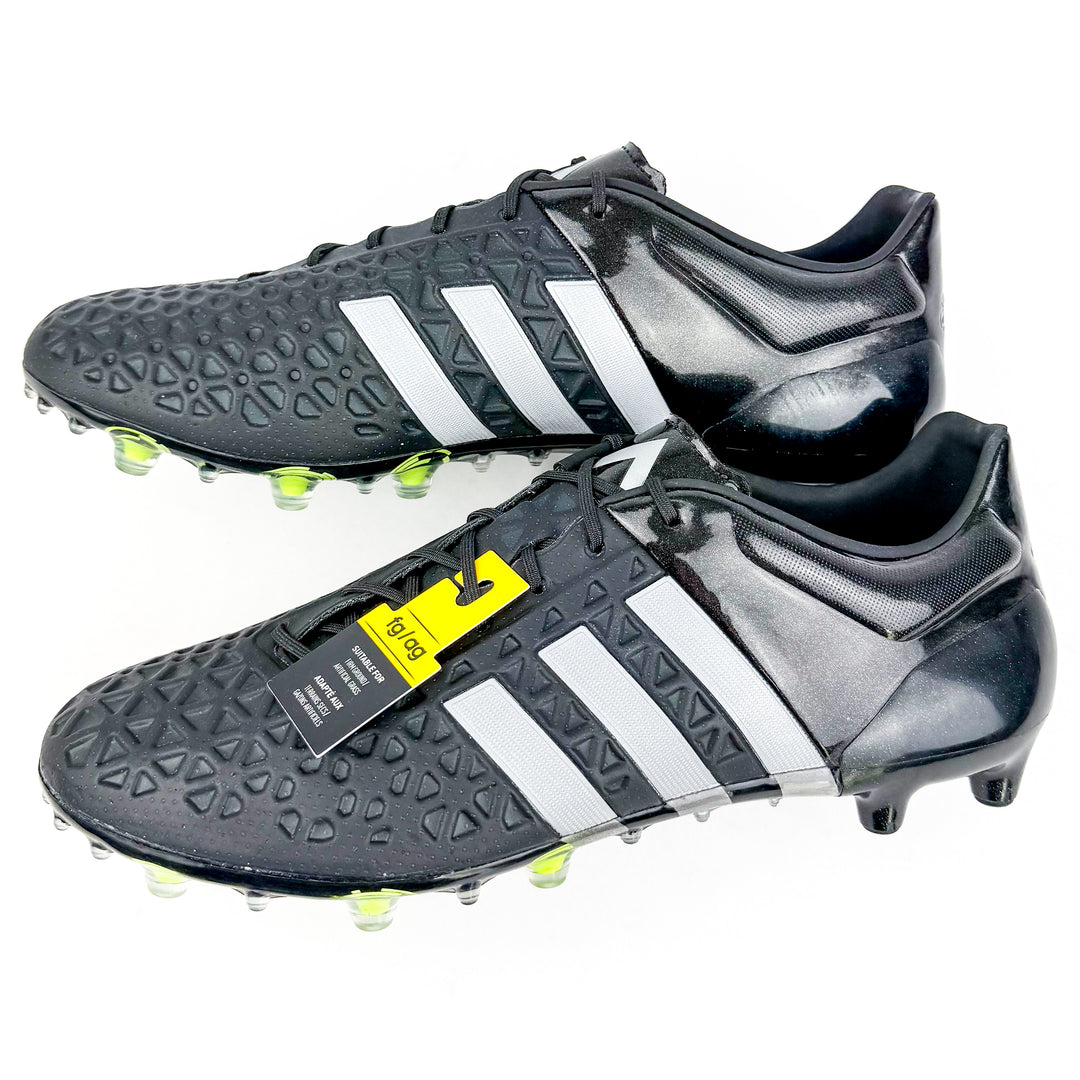 Adidas Ace 15.1 FG - Black/Silver Metallic/Solar Yellow *In Box*