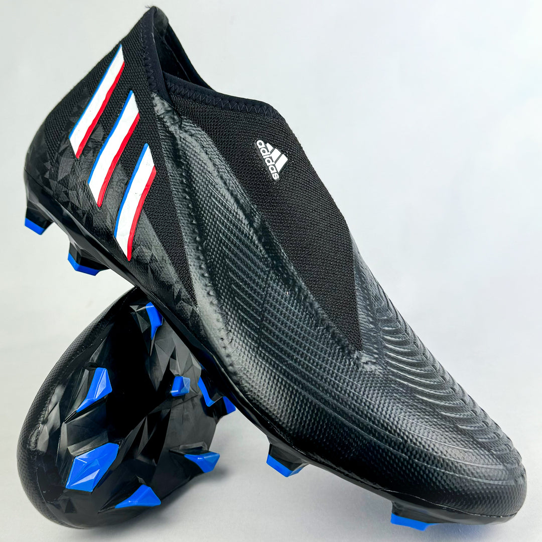 Adidas Predator Edge .3 LL FG - Core Black/White/Vivid Red/Bold Blue *Brand New*