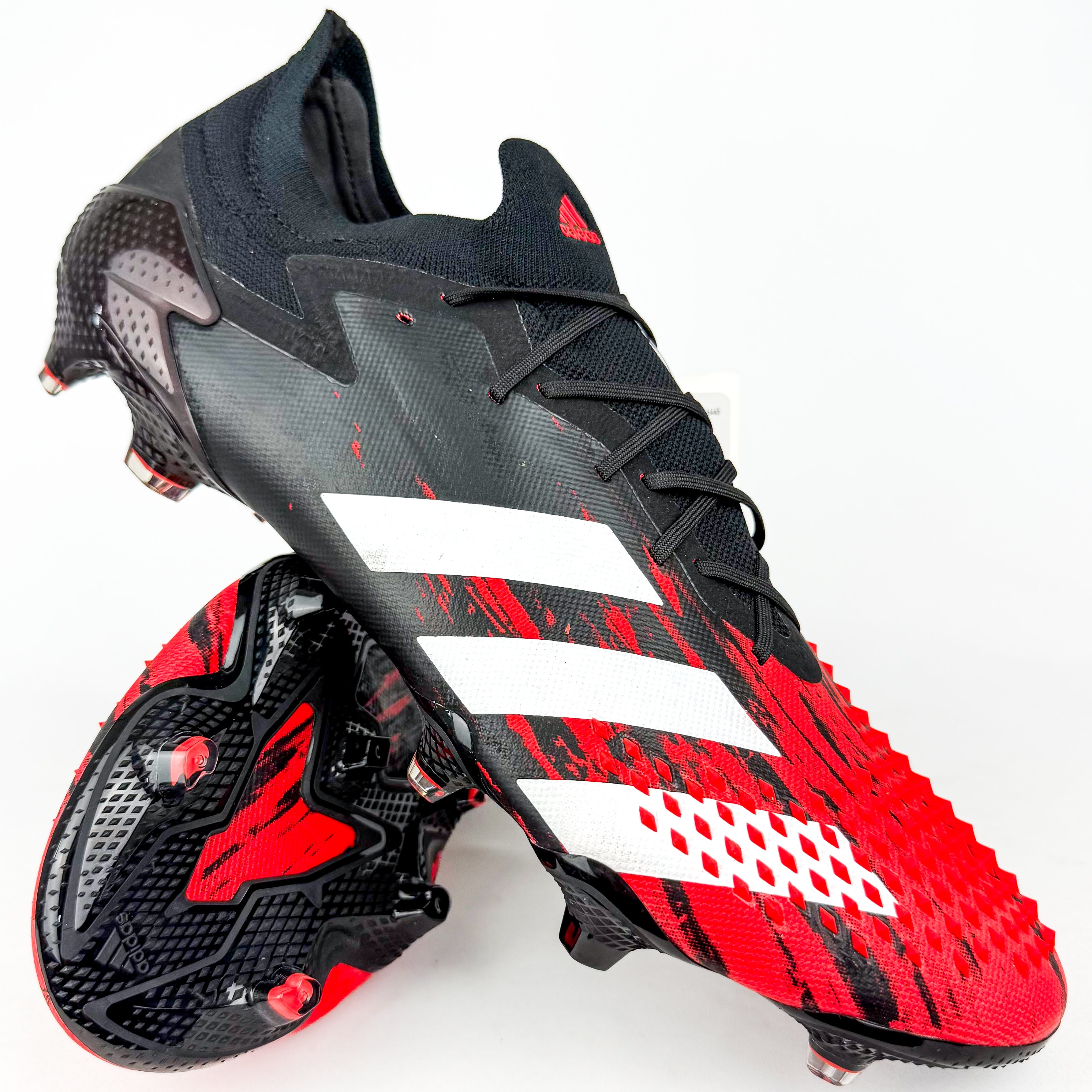 Adidas Predator 20.1 Mutator Low FG - Black/Active Red/White