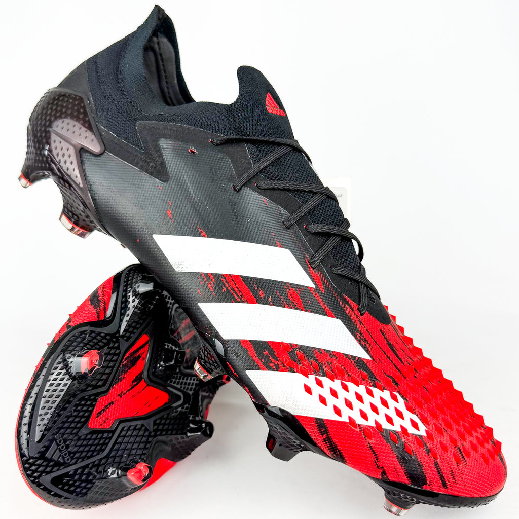 Adidas Predator 20.1 Mutator Low FG - Black/Active Red/White