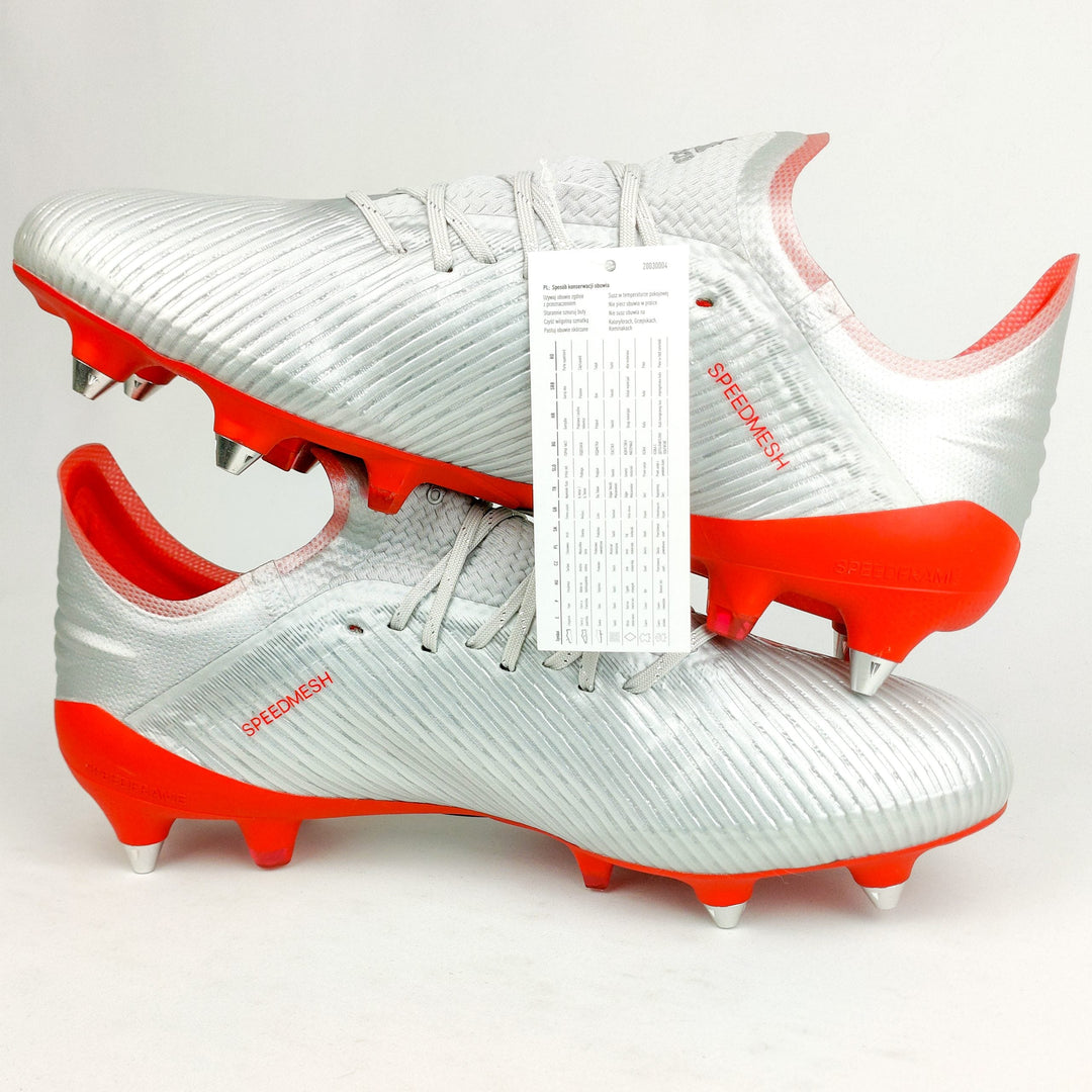 Adidas X 19.1 SG - Silver Metallic/Hi-Res Red *In Box*