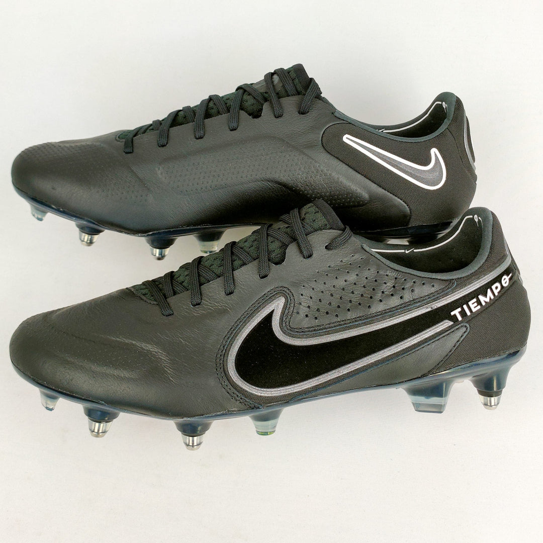 Nike Tiempo Legend 9 Elite AC SG-Pro - Black/Summit White/Light Photo Blue/Dark Smoke Grey *In Box*