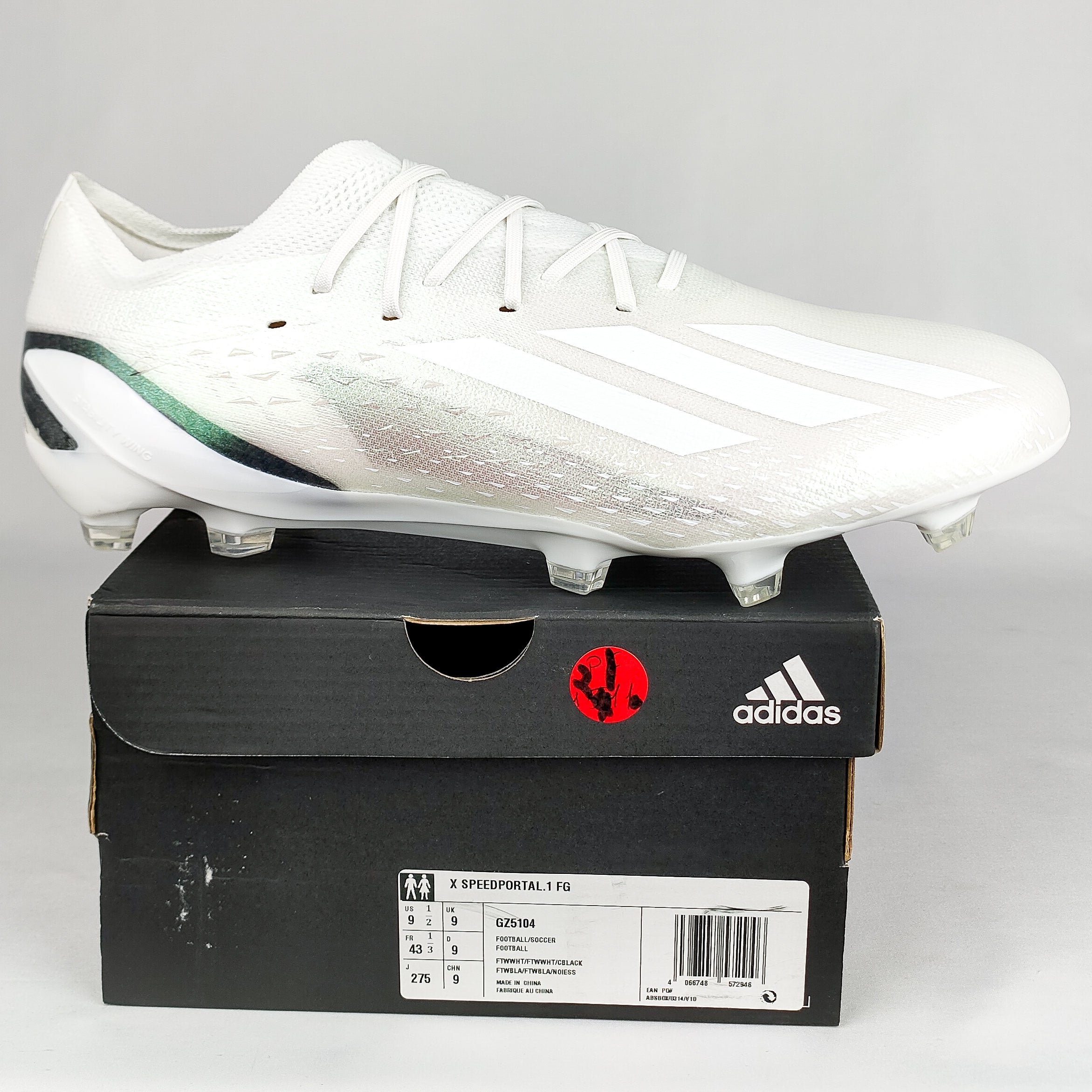 Adidas X Speedportal .1 FG Feather White Core Black In Box