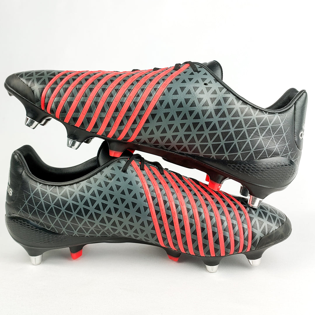 Adidas Predator Malice 2016 SG - Black/Shock Red/Grey *Wore Once*