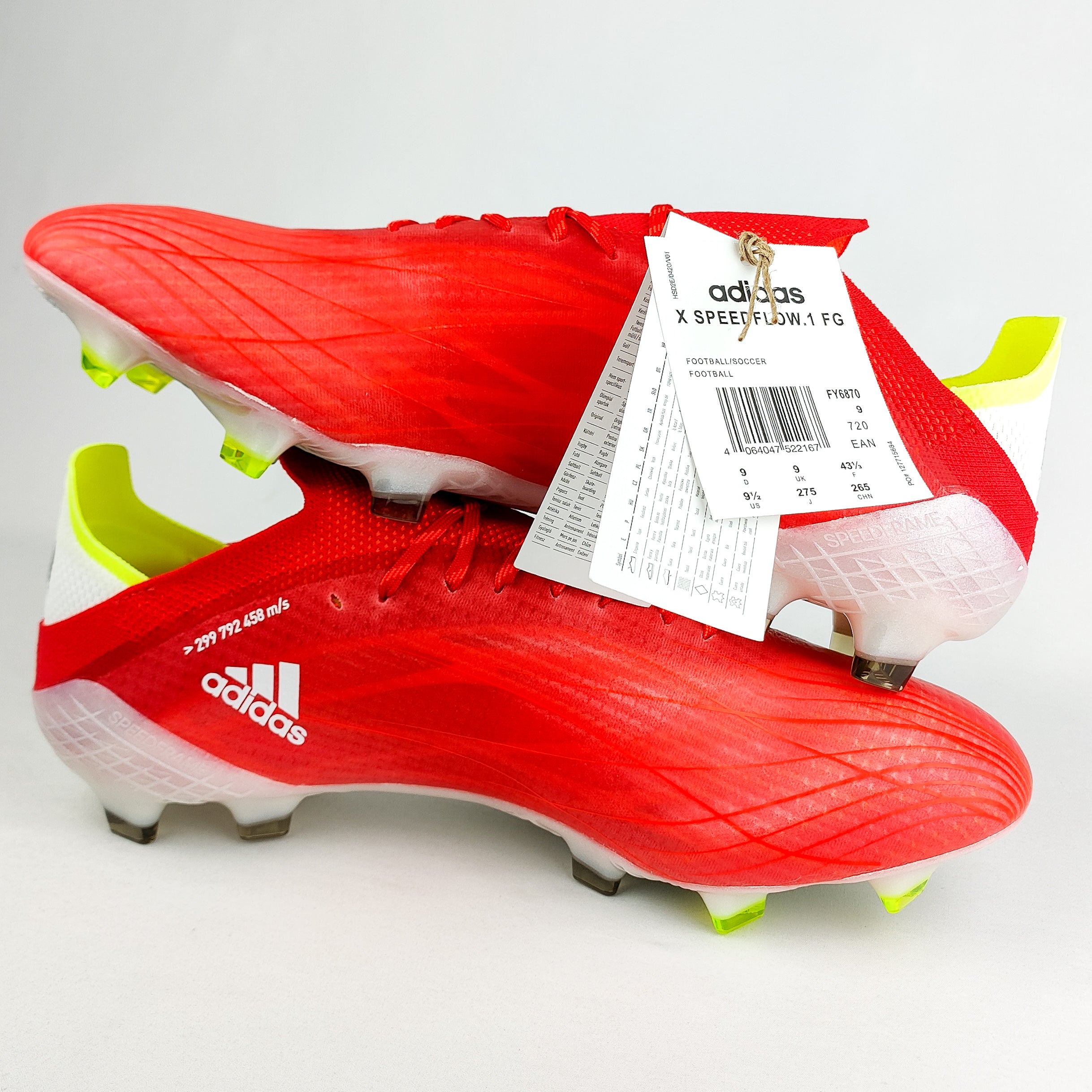 Adidas X Speedflow .1 FG - Red/Core Black/Solar Red/White *In Box