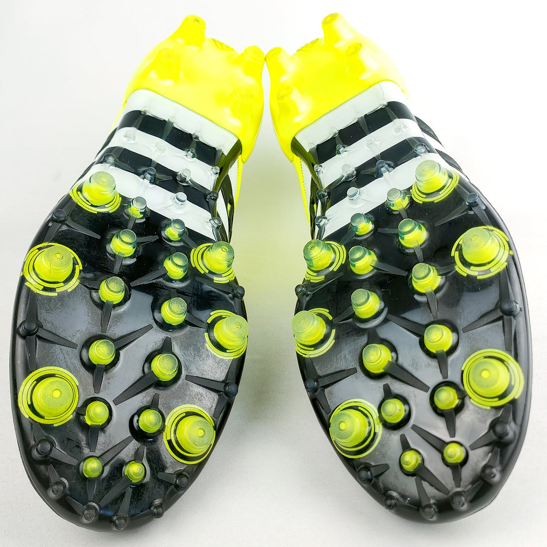 Adidas Ace 15.1 FG - Black/Solar Yellow/White *Wore Once*