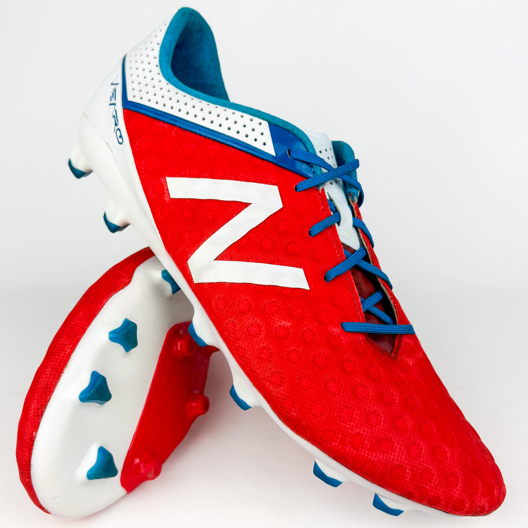 New Balance Visaro Pro FG - Atomic Red/Blue/White *Wore Once*