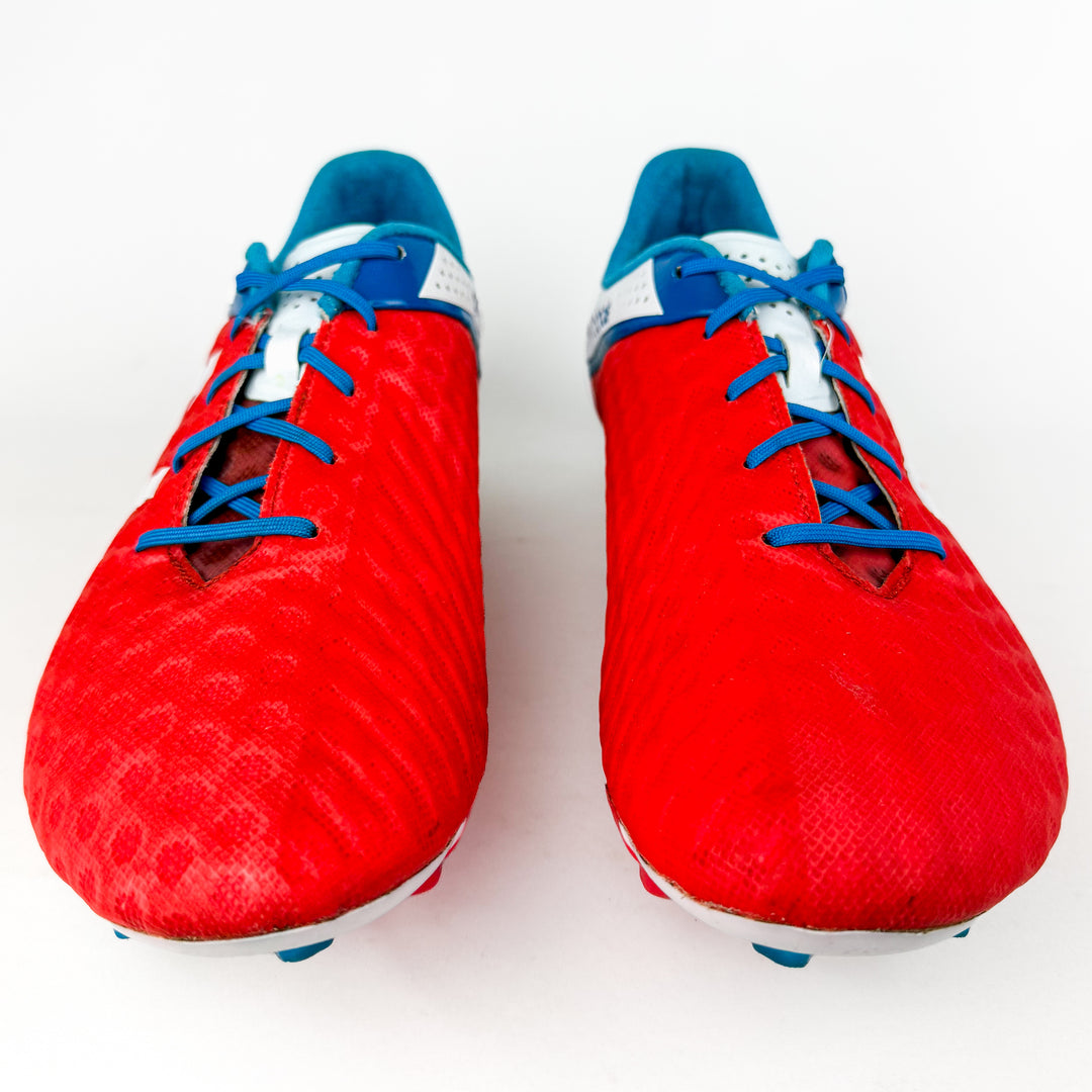 New Balance Visaro Pro FG - Atomic Red/Blue/White *Wore Once*