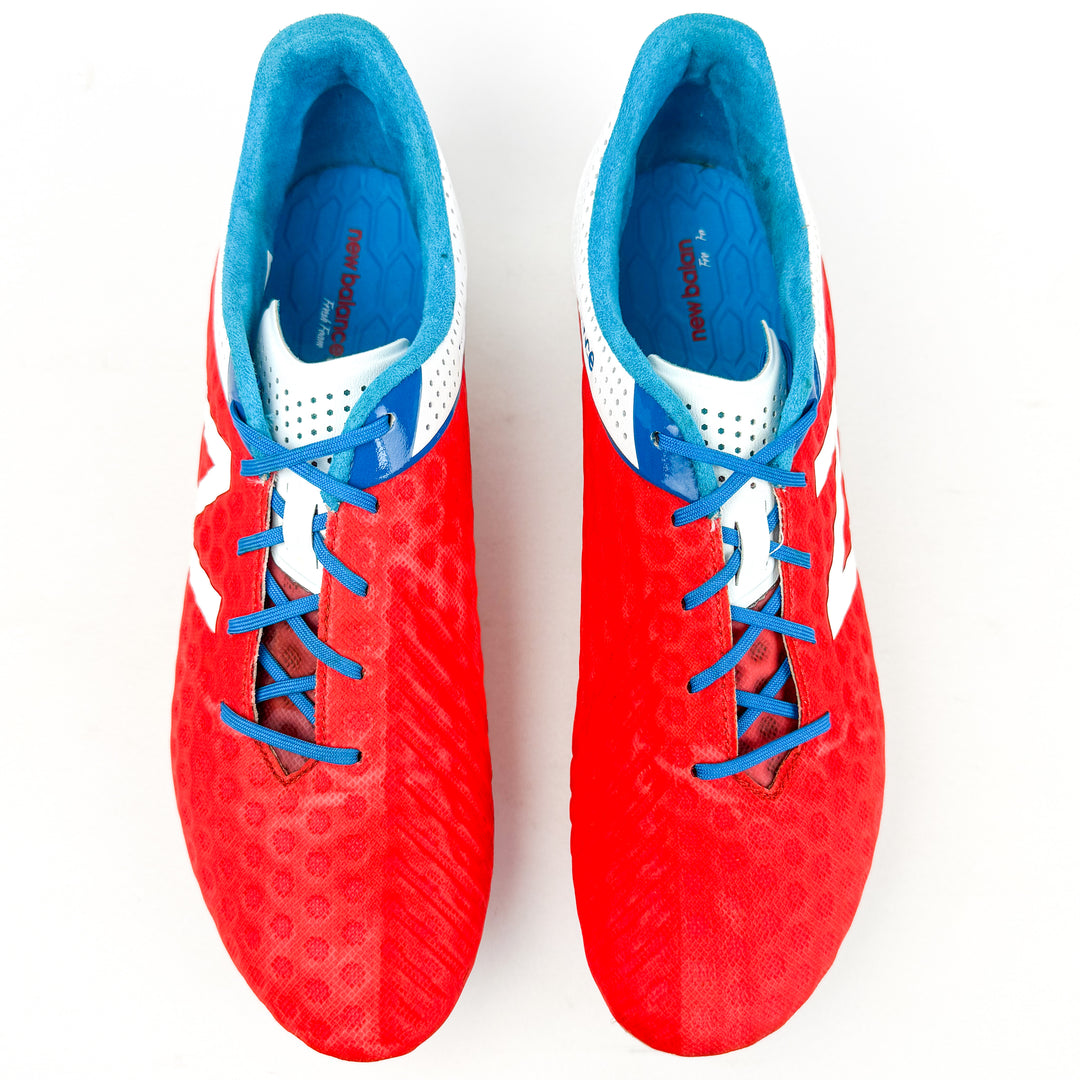New Balance Visaro Pro FG - Atomic Red/Blue/White *Wore Once*