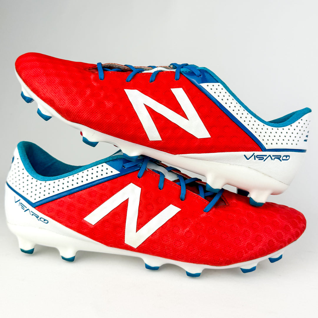 New Balance Visaro Pro FG - Atomic Red/Blue/White *Wore Once*
