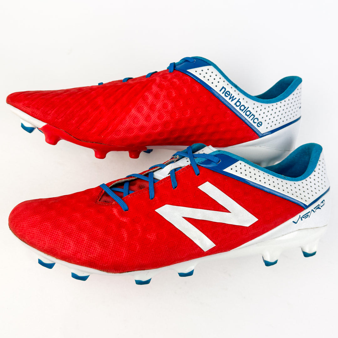 New Balance Visaro Pro FG - Atomic Red/Blue/White *Wore Once*