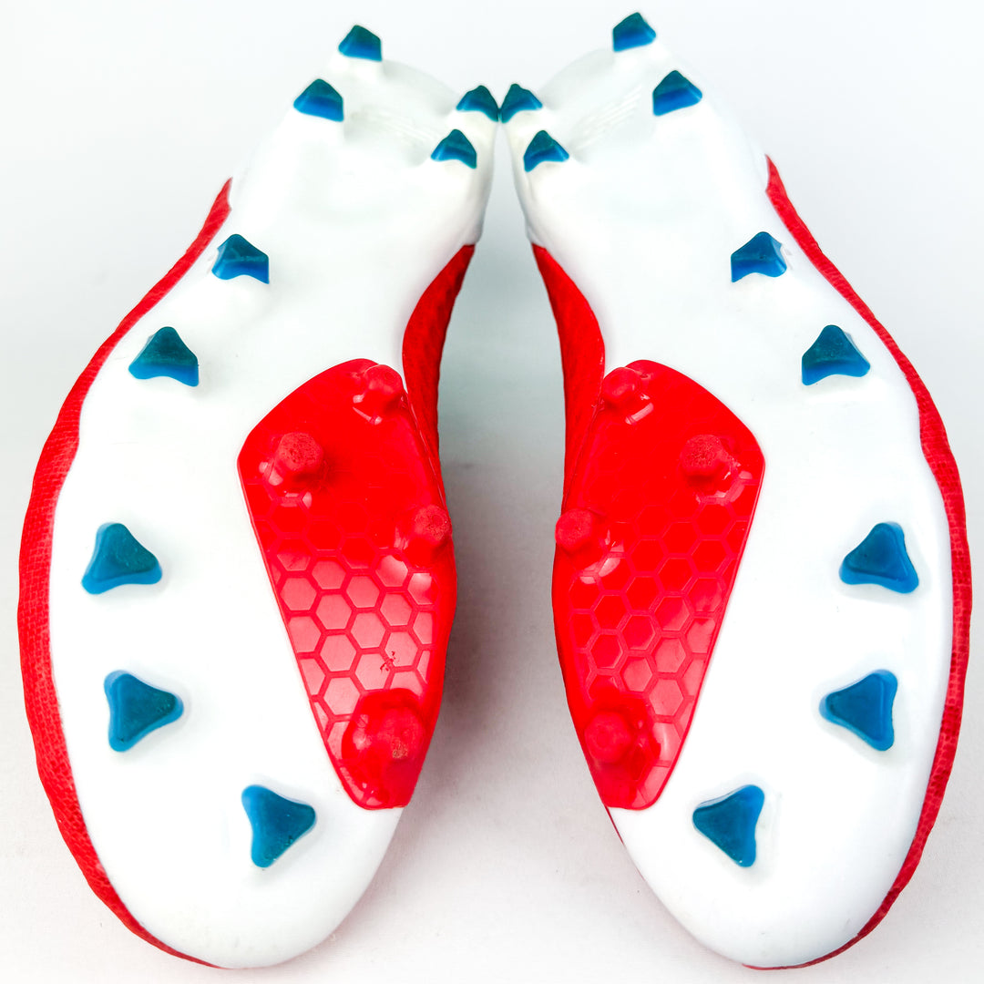 New Balance Visaro Pro FG - Atomic Red/Blue/White *Wore Once*