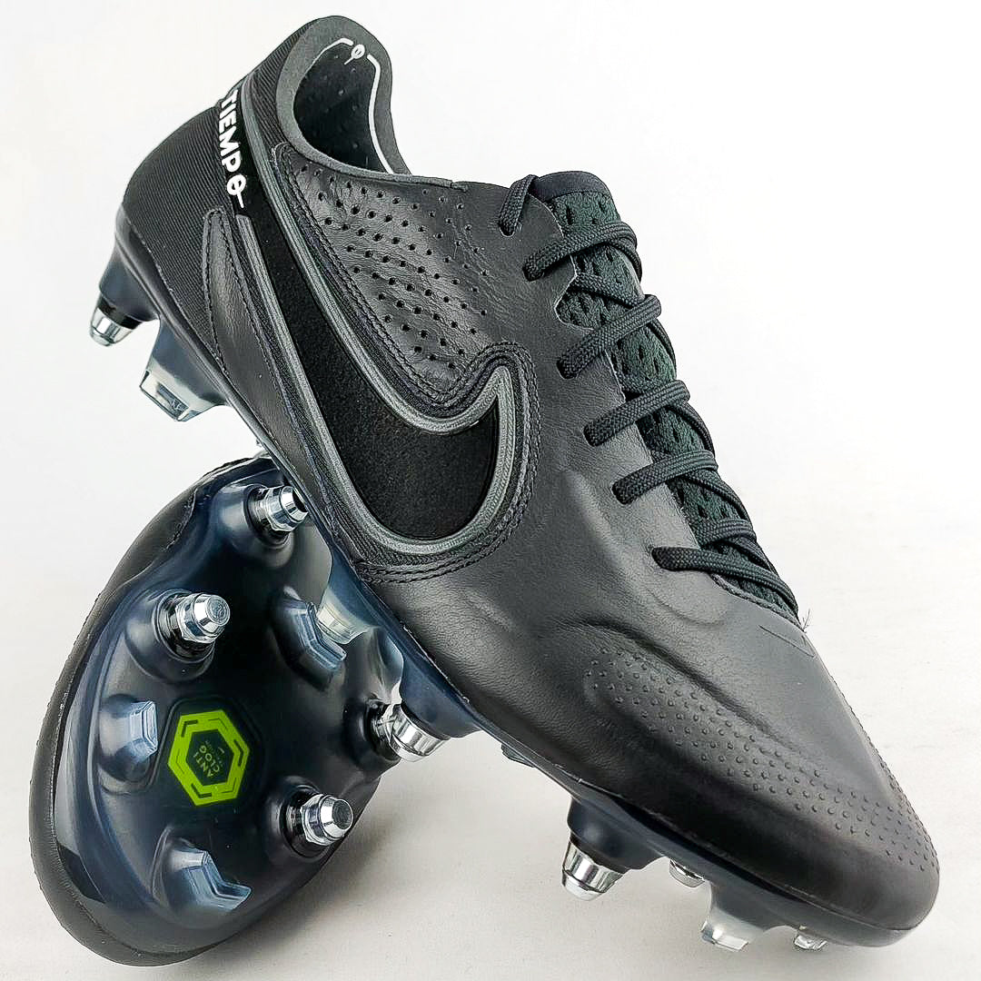 Nike Tiempo Legend 9 Elite AC SG-Pro - Black/Summit White/Light Photo Blue/Dark Smoke Grey *In Box*