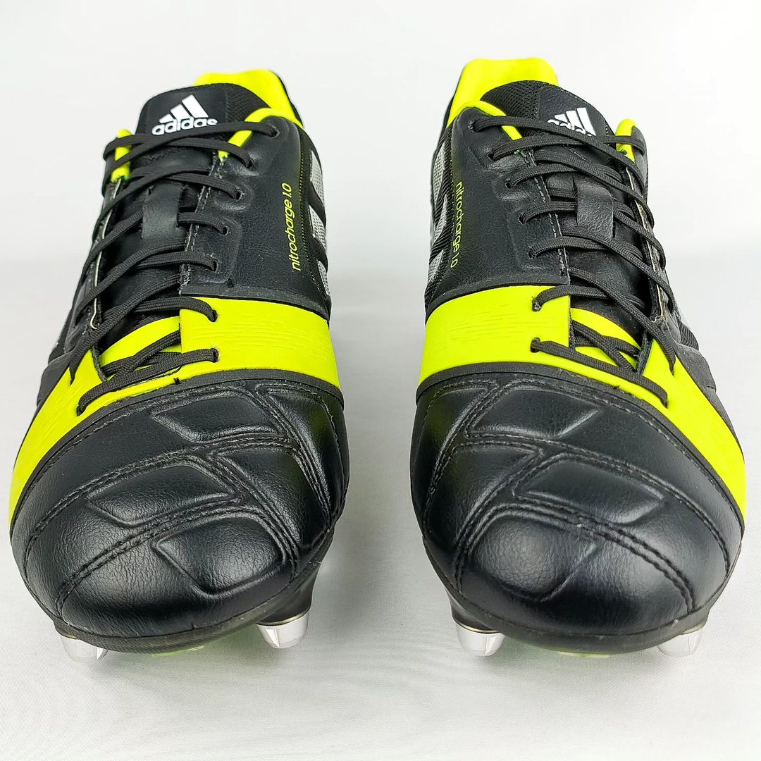 Adidas Nitrocharge 1.0 SG - Black/Silver Metallic/Electricity *Brand New*