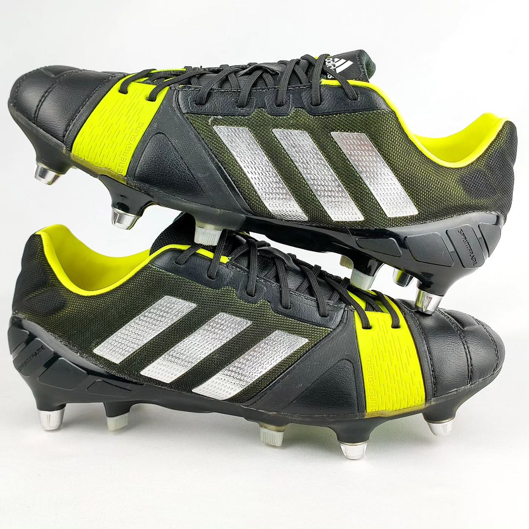 Adidas Nitrocharge 1.0 SG - Black/Silver Metallic/Electricity *Brand New*