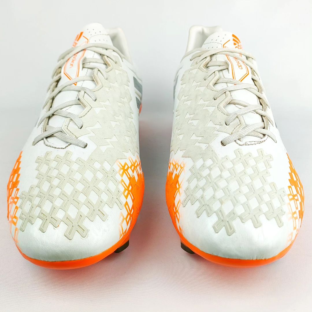 Adidas Predator LZ II Absolion FG - White/Earth Green/Solar Zest *Wore Once*