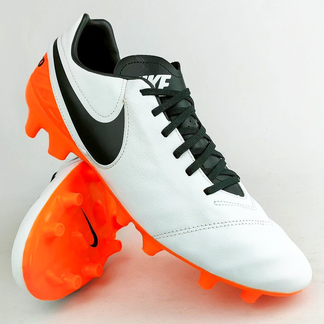 Nike Tiempo VI Mystic FG - White/Total Orange/Black *In Box*