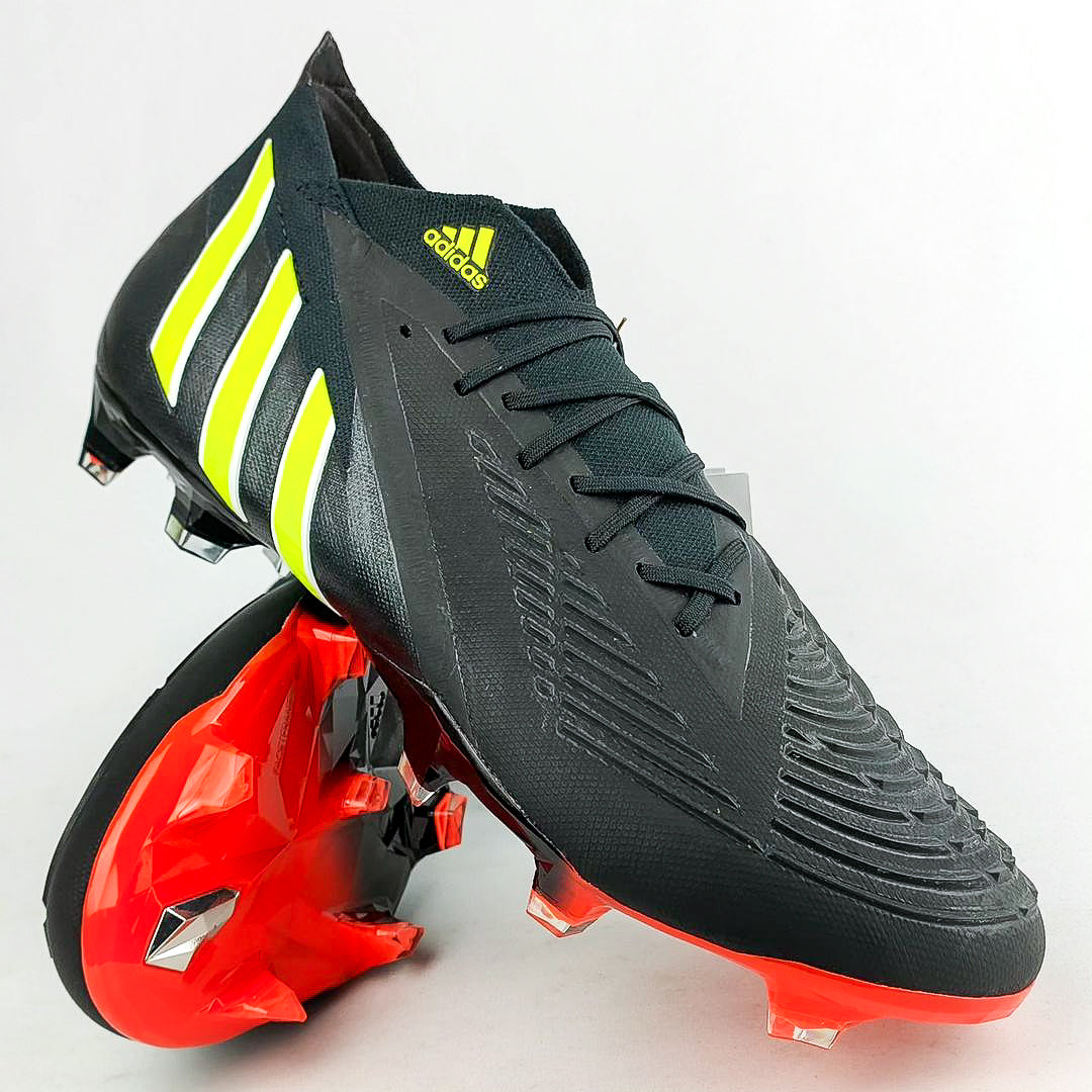 Adidas Predator Edge .1 FG - Core Black/Solar Yellow/Solar Red *Brand New*