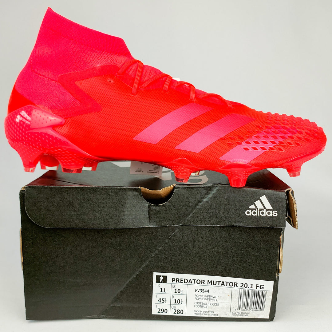 Adidas Predator 20.1 Mutator High FG - Pop Red/White *In Box*