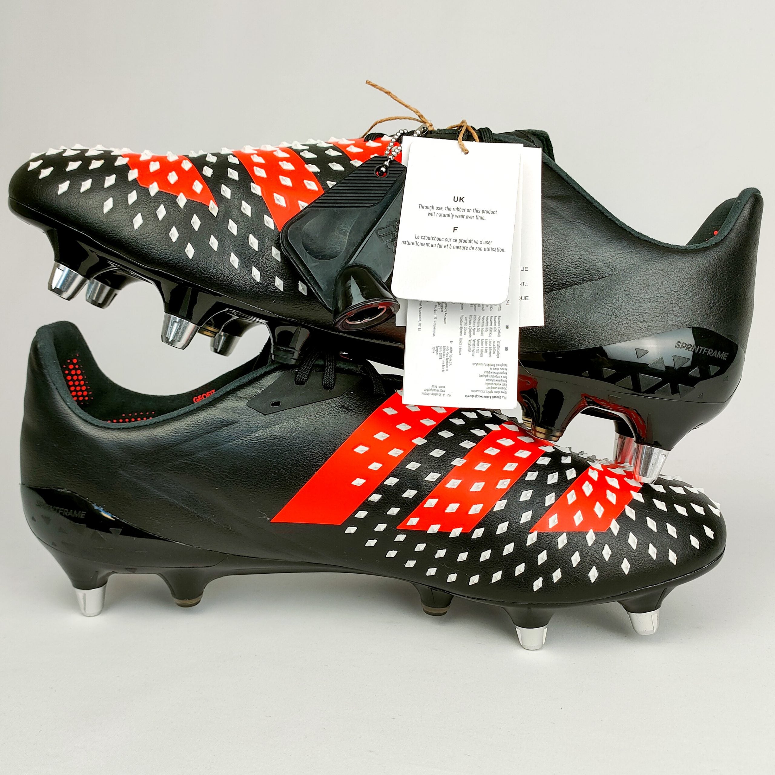 Adidas Predator Malice SG - Core Black/Solar Red/White *In Box* – PM Boots